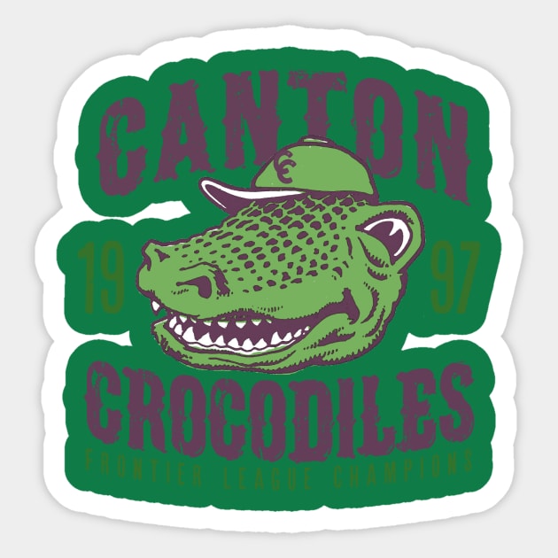Canton Crocodiles Sticker by MindsparkCreative